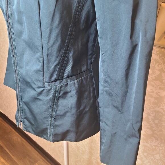 LAFAYETTE 148 New York Size 2 Lightweight Green Jacket - Picture 4 of 11